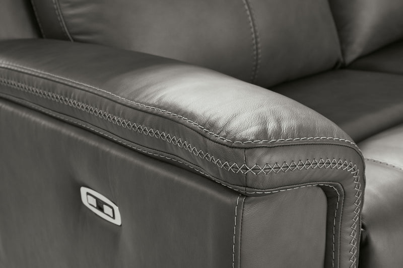 Bleckley - Power Reclining Sofa With Adjustable Headrest - R&R Furniture Gallery (Fountain Valley, CA)