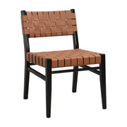 Modern style Noble House dining side chair with sleek wooden frame and upholstered seat, ideal for contemporary dining rooms.