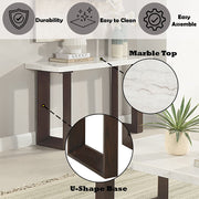 Edwyn - Table With Marble Top - R&R Furniture Gallery (Fountain Valley, CA)
