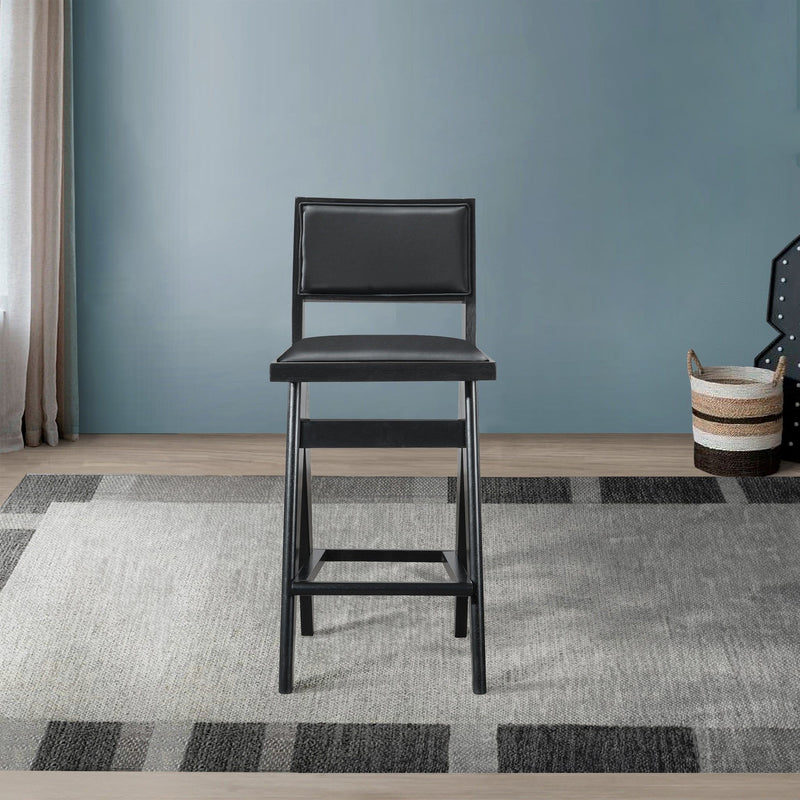 Keira - Bar Stool (Set of 2) - Black - R&R Furniture Gallery (Fountain Valley, CA)