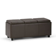Avalon - Upholstered Storage Ottoman - R&R Furniture Gallery (Fountain Valley, CA)