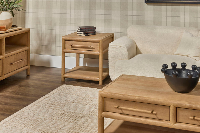 Dorsey End Table - Granola