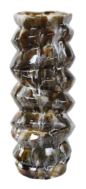 Cuoco - Glazed Vases (Set of 2) - Brown