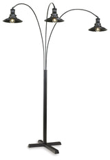 Sheriel - Metal Arc Lamp  - Black - R&R Furniture Gallery (Fountain Valley, CA)