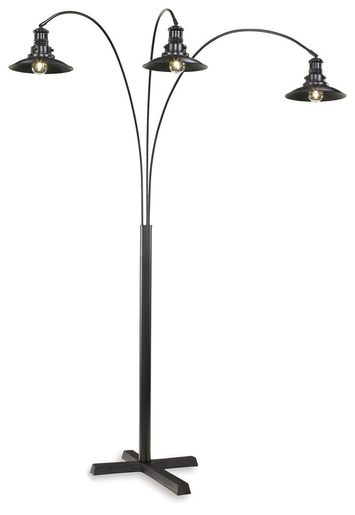 Sheriel - Metal Arc Lamp  - Black - R&R Furniture Gallery (Fountain Valley, CA)