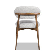 Locke - Modern Upholstered Dining Chair With Frame - Salt / Pepper - R&R Furniture Gallery (Fountain Valley, CA)