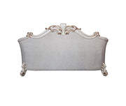 Vendome II - Sofa With 6 Pillows - Two Tone Ivory Fabric & Antique Pearl - R&R Furniture Gallery (Fountain Valley, CA)