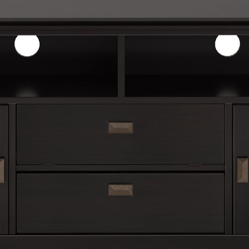 Artisan - TV Media Stand - Hickory Brown - R&R Furniture Gallery (Fountain Valley, CA)