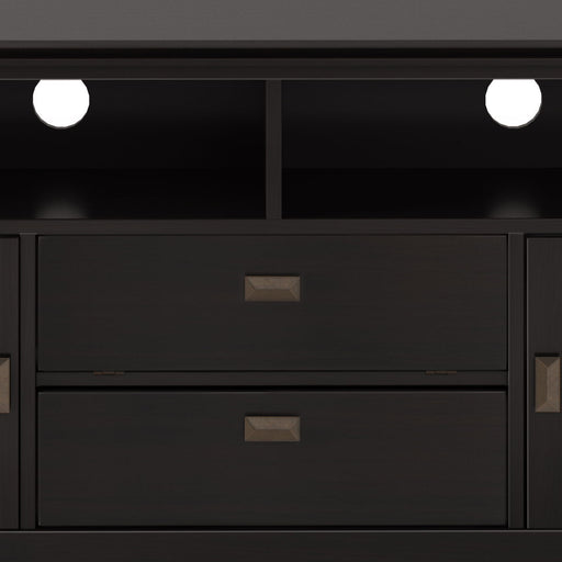 Artisan - TV Media Stand - Hickory Brown - R&R Furniture Gallery (Fountain Valley, CA)