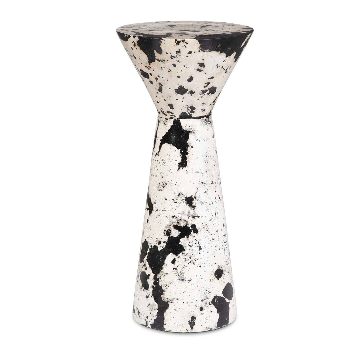 Lenora - Stone Drink Table - Black