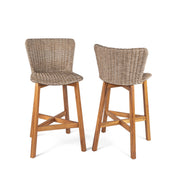 Lymington - Outdoor Bar Stool (Set of 2) - R&R Furniture Gallery (Fountain Valley, CA)