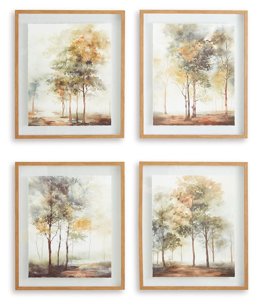 Bryneford - Wall Art Set (Set of 4) - Multi - R&R Furniture Gallery (Fountain Valley, CA)
