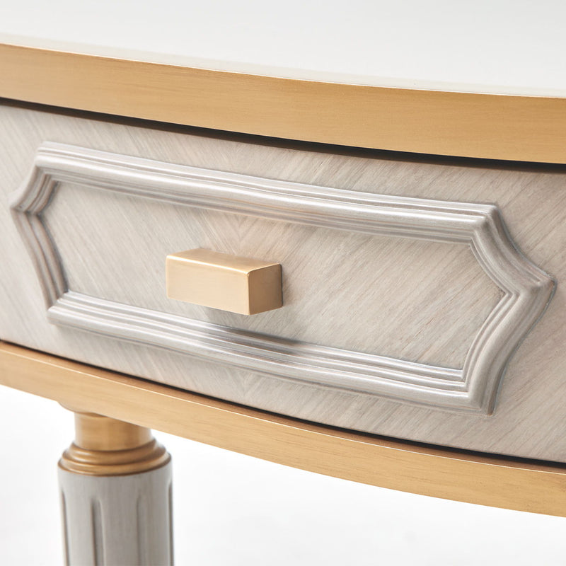 St. Charles - Console Table - Dove Gray - R&R Furniture Gallery (Fountain Valley, CA)