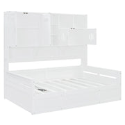 Daybed With All-In-One Cabinet And Shelf - R&R Furniture Gallery (Fountain Valley, CA)