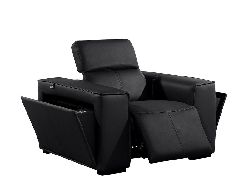 1224 - 7-Piece Modular Power Reclining Sofa, Loveseat & Chair Set In With 5 Power Recliners & Power Headrests