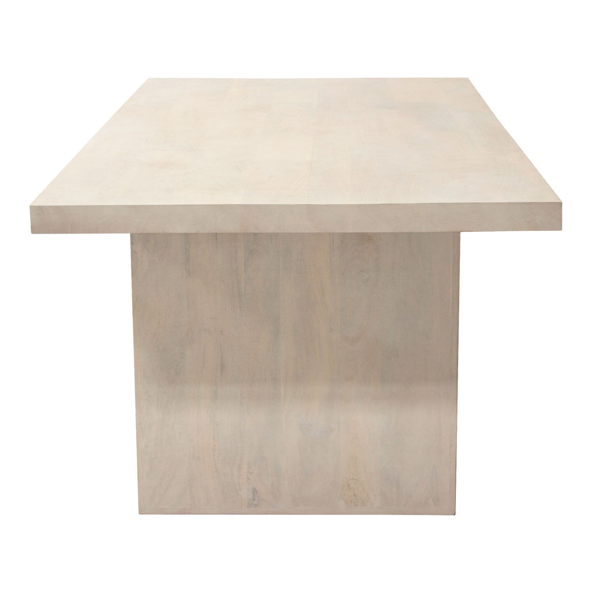 Sonoma 80" Solid Mango Wood Dining Table in Light Natural Grey Wash Finish by Diamond Sofa