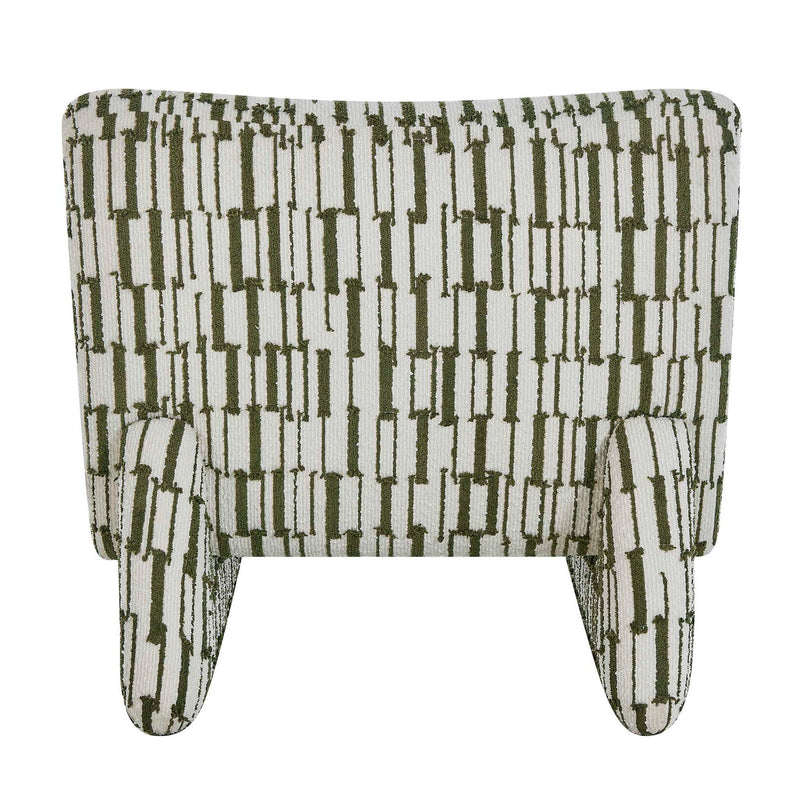 Willa - Accent Chair - Green / White