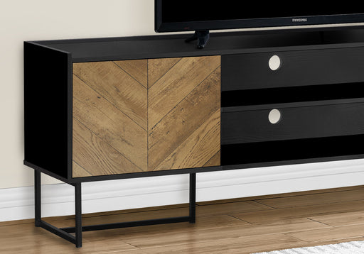 TV Stand, Console, Media Entertainment Center, Storage Cabinet, Modern - Black - R&R Furniture Gallery (Fountain Valley, CA)