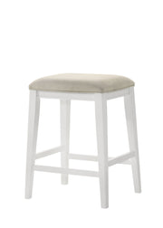 Sasha - 17" Counter Height Stool With Upholstered Seat - R&R Furniture Gallery (Fountain Valley, CA)