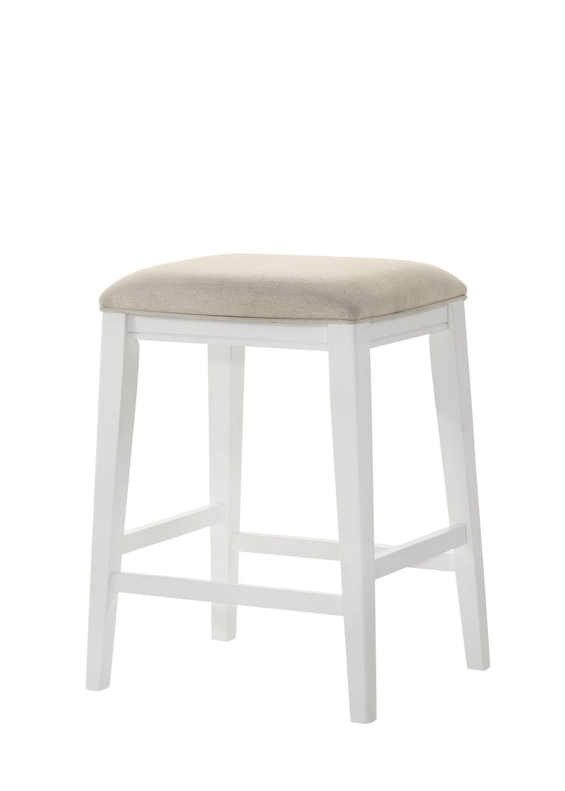 Sasha - 17" Counter Height Stool With Upholstered Seat - R&R Furniture Gallery (Fountain Valley, CA)