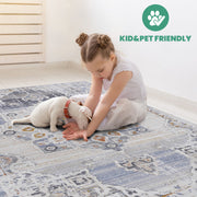 Payas - 6' X 9' Medallion Area Rug - Cream / Gold - R&R Furniture Gallery (Fountain Valley, CA)