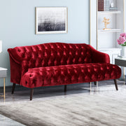 Comfy 3 Seat Sofa With Wooden Legs, For Living Room And Study - R&R Furniture Gallery (Fountain Valley, CA)