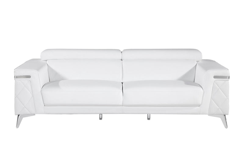 1140 - Top Grain Italian Leather Sofa - R&R Furniture Gallery (Fountain Valley, CA)