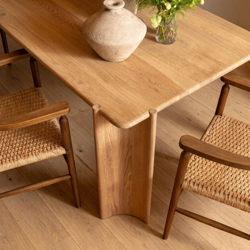 Nevin - Dining Chair - Brown And Natural
