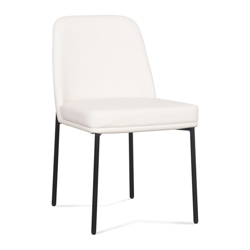 Set of two TOV Furniture Sydney dining chairs with sleek design and cushioned seats, perfect for modern dining rooms.