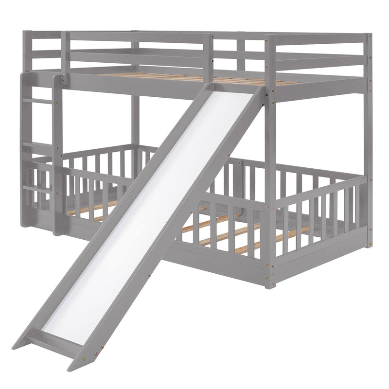 Functional Bunk Bed & Convertible Ladder And Slide - R&R Furniture Gallery (Fountain Valley, CA)