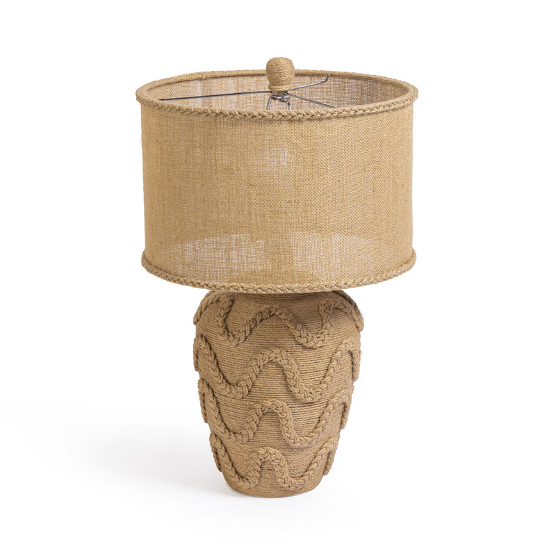 Baha - Bamboo Jute Table Lamp - Natural - R&R Furniture Gallery (Fountain Valley, CA)
