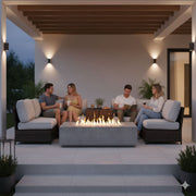 Outdoor Elegance Conversation Set With Fire Pit - R&R Furniture Gallery (Fountain Valley, CA)