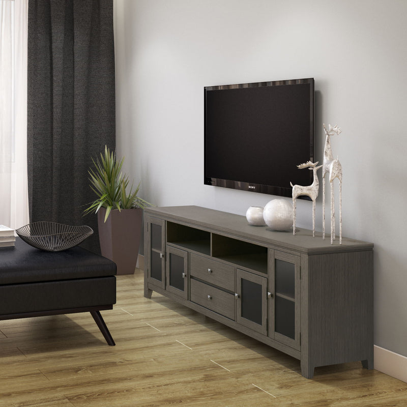 Cosmopolitan - Handcrafted Wide TV Media Stand - R&R Furniture Gallery (Fountain Valley, CA)