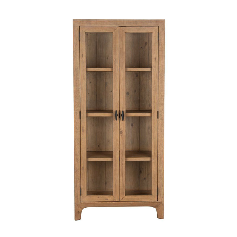 Crest - Tall Cabinet - Warm Natural - R&R Furniture Gallery (Fountain Valley, CA)