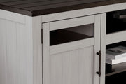 Darborn - XL TV Stand W/Fireplace Option - Gray / Brown - R&R Furniture Gallery (Fountain Valley, CA)