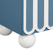 Tori - Motif Nightstand - Blue - R&R Furniture Gallery (Fountain Valley, CA)