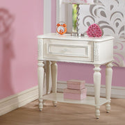 Dorothy - Nightstand With 1 Drawer - Ivory - R&R Furniture Gallery (Fountain Valley, CA)