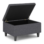 Harrison - Upholstered Coffee Table Storage Ottoman - R&R Furniture Gallery (Fountain Valley, CA)