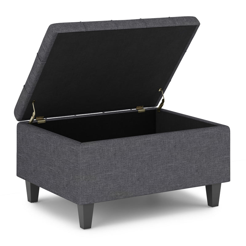 Harrison - Upholstered Coffee Table Storage Ottoman - R&R Furniture Gallery (Fountain Valley, CA)