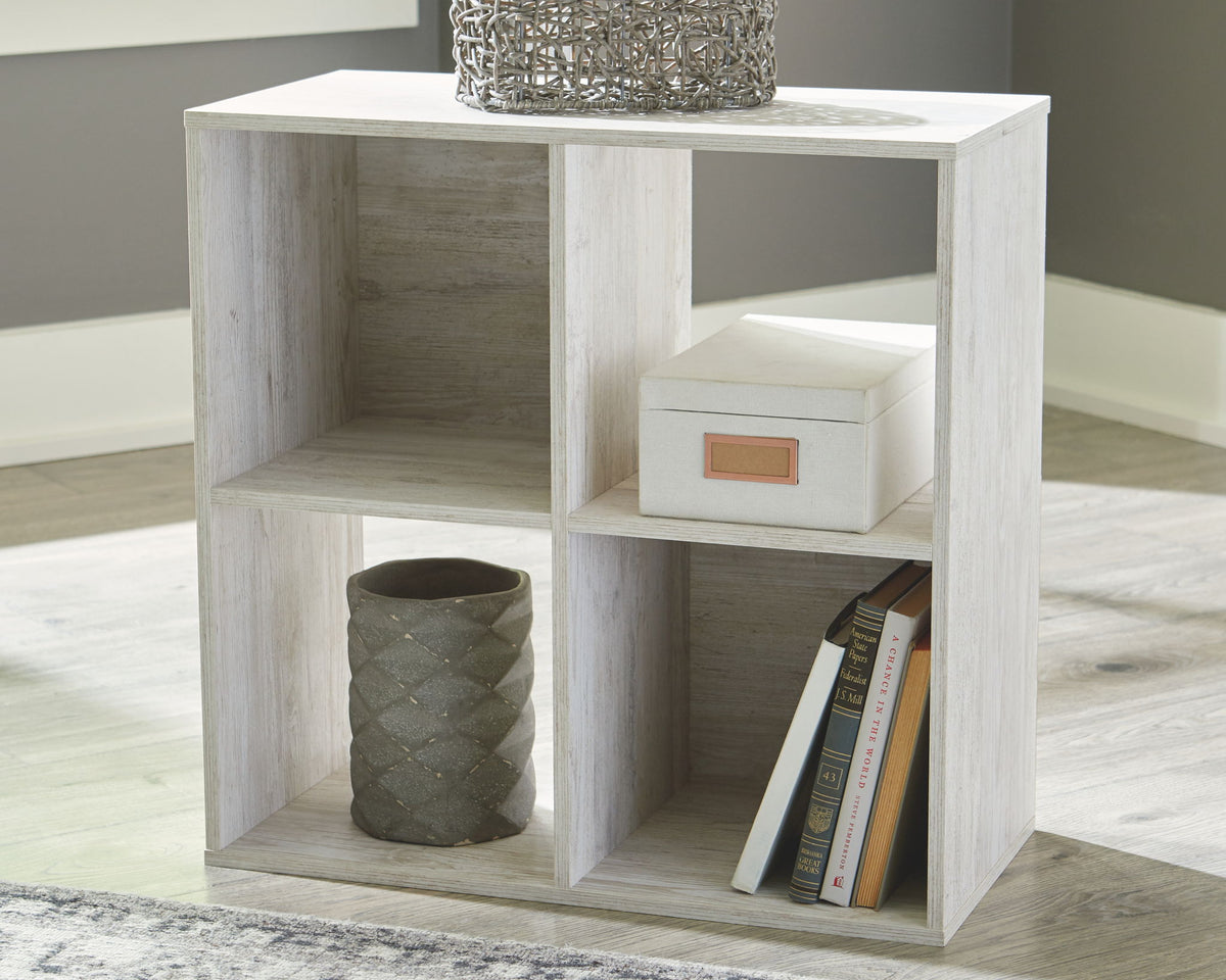 Signature Design by Ashley Paxberry Cube Organizer with multiple open compartments for stylish storage and organization.