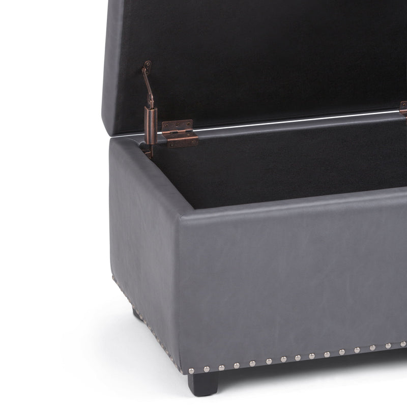 Hamilton - Upholstered Storage Ottoman - R&R Furniture Gallery (Fountain Valley, CA)