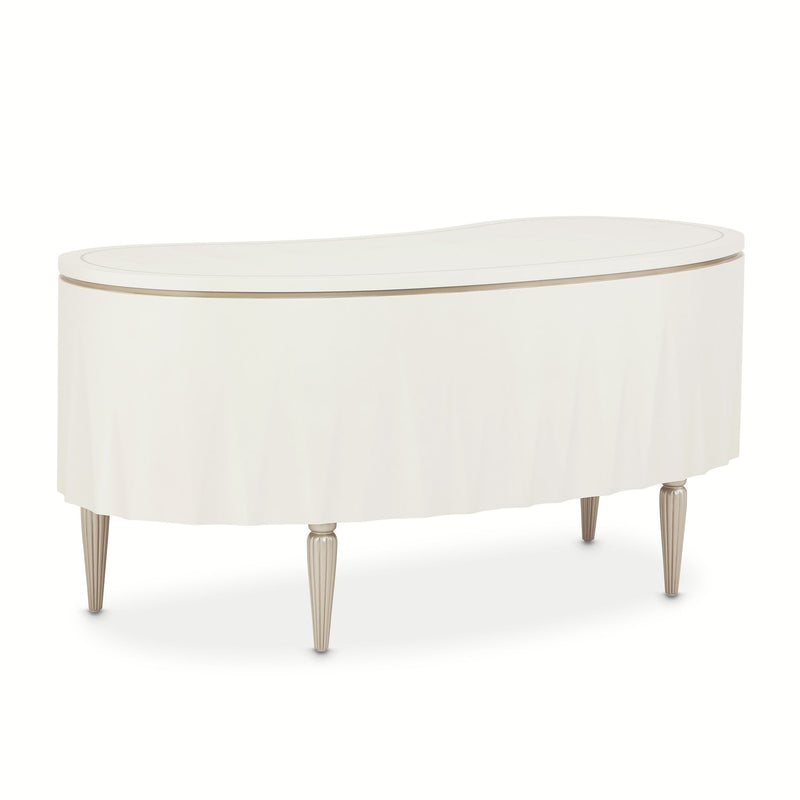 London Place - Desk - Creamy Pearl - R&R Furniture Gallery (Fountain Valley, CA)