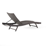 Kauai - Modern Style Pe Wicker Chaise Lounge - Brown Multi - R&R Furniture Gallery (Fountain Valley, CA)