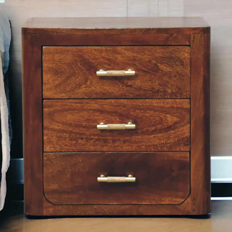 Luca - Nightstand - Brown - R&R Furniture Gallery (Fountain Valley, CA)