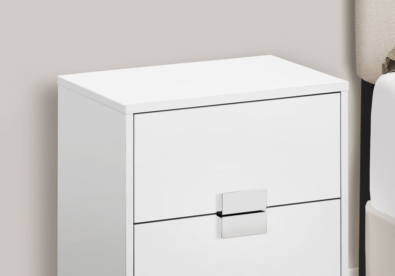 Accent Side Table, Storage Drawer, Modern Design - R&R Furniture Gallery (Fountain Valley, CA)