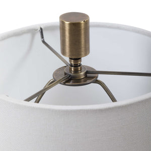 Edine - Buffet Lamp - Black / Brass / Brown
