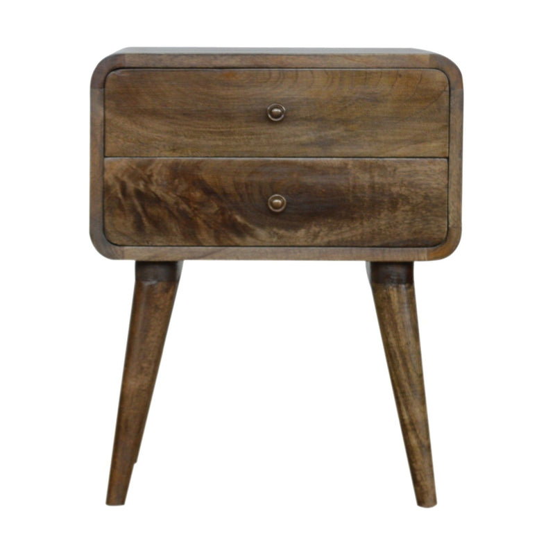 Curved Nightstand - R&R Furniture Gallery (Fountain Valley, CA)