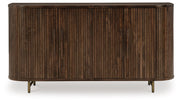 Amickly - Accent Cabinet - Dark Brown - R&R Furniture Gallery (Fountain Valley, CA)