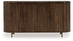 Amickly - Accent Cabinet - Dark Brown - R&R Furniture Gallery (Fountain Valley, CA)