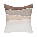 Bikram - 22" x 22" LN Pillow - Ivory / Mocha Cream - R&R Furniture Gallery (Fountain Valley, CA)